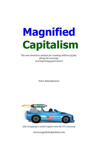 Magnified Capitalism The New American Solution for Creating Millions of Jobs, Fixing the Economy, and Improving Government