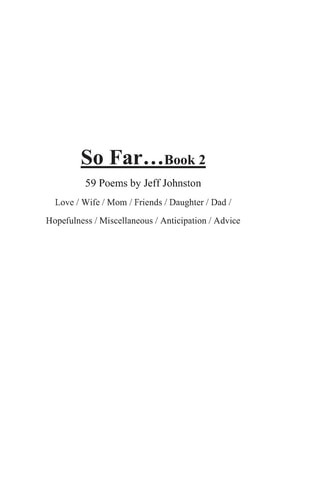 So Far... Book 2