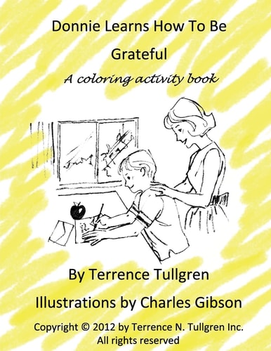Donnie Learns How To Be Grateful A Coloring Activity Book