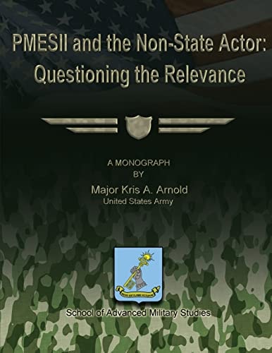 PMESII and the Non-State Actor Questioning the Relevance