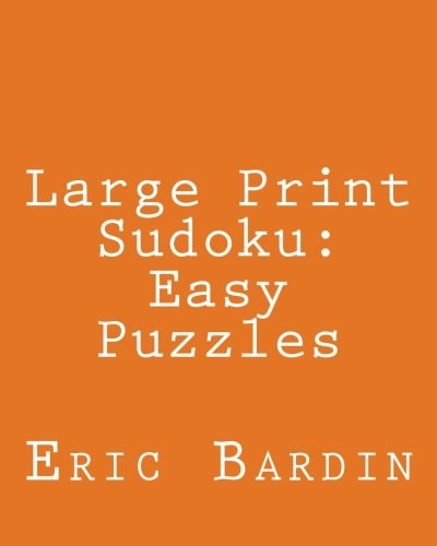 Large Print Sudoku: Easy Puzzles Fun, Large Grid Sudoku Puzzles