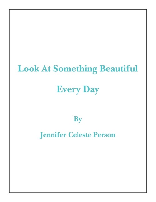 Look at Something Beautiful Every Day