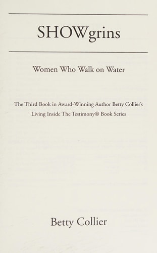Showgrins Women Who Walk on Water