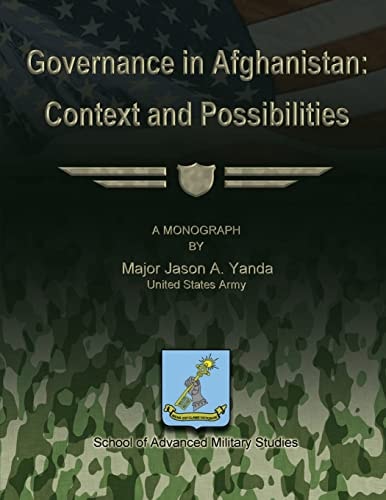 Governance in Afghanistan Context and Possiblities