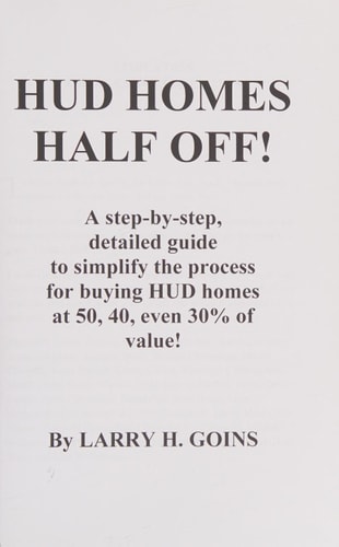 HUD Homes Half Off!
