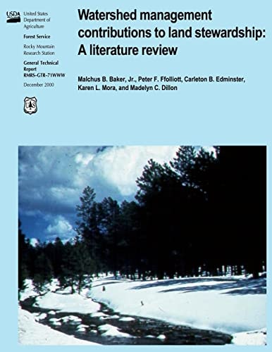Watershed Management Contributions to Land Stewardship A Literature Review
