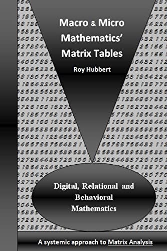 Macro and Micro Mathematics' Matrix Tables Digital, Relational and Behavioral Mathematics, a Systemic Approach to Matrix Analysis