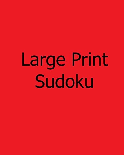 Large Print Sudoku Fun, Large Grid Sudoku Puzzles