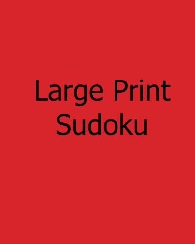 Large Print Sudoku Fun, Large Grid Sudoku Puzzles