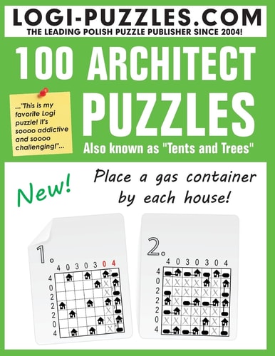 100 Architect Puzzles Tents and Trees