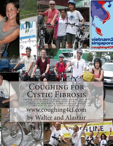 Coughing for Cystic Fibrosis - Cycling Vietnam to Singapore Cycling 5100kms Through Asia with an Electric Assisted Zoco Bicycle for Cystic Fibrosis!