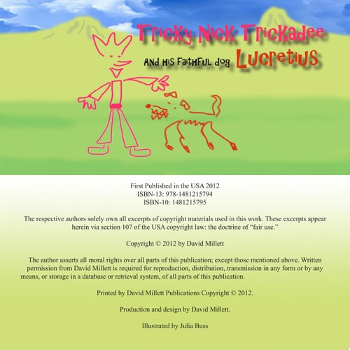 Tricky Nick Trickadee And his faithful dog Lucretius