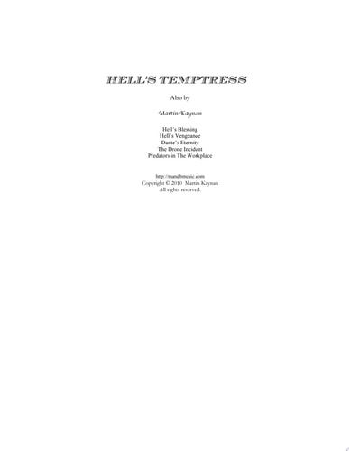 Hell's Temptress