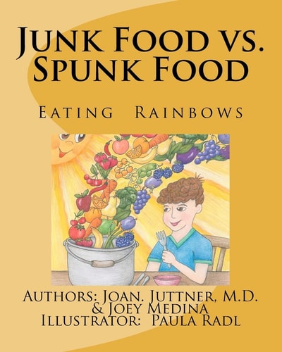 Junk Food Vs. Spunk Food Eating Rainbows
