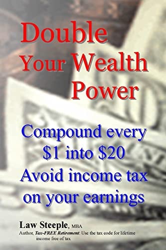 Double Your Wealth Power Compound Every $1 Into $20; Avoid Income Taxon Your Earnings