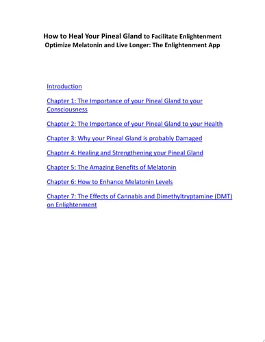 How to Heal Your Pineal Gland to Facilitate Enlightenment Optimize Melatonin and Live Longer The Enlightenment App