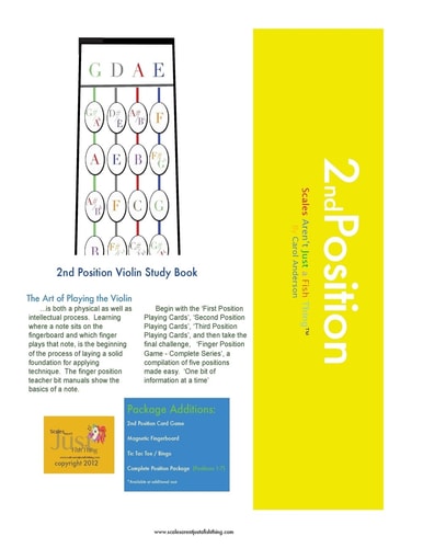 2nd Position Violin Study Violin Positions Made Easy
