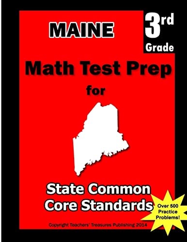 Maine 3rd Grade Math Test Prep Common Core Learning Standards
