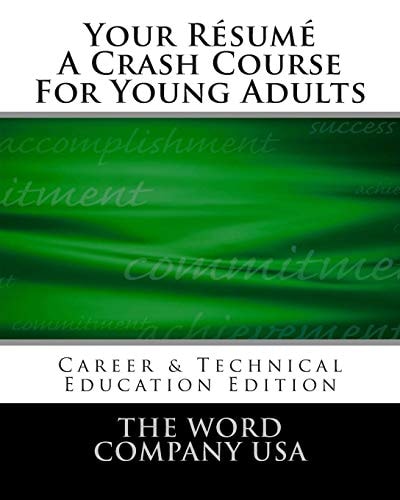 Your Résumé A Crash Course For Young Adults