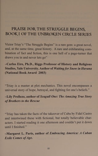 The Struggle Begins The Unbroken Circle Series, Book I