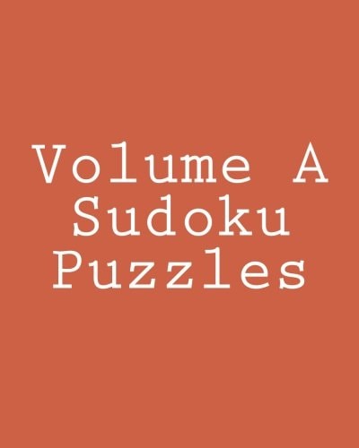 Volume a Sudoku Puzzles Fun, Large Print Sudoku Puzzles