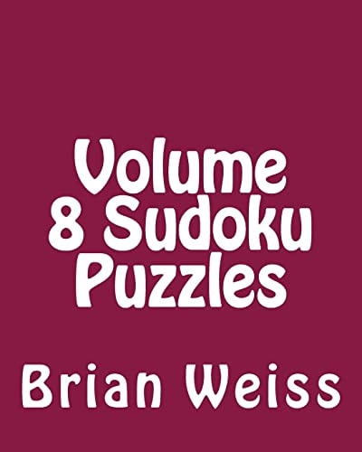 Volume 8 Sudoku Puzzles Fun, Large Grid Sudoku Puzzles