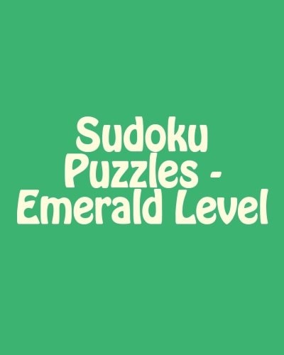 Sudoku Puzzles - Emerald Level Fun, Large Grid Sudoku Puzzles