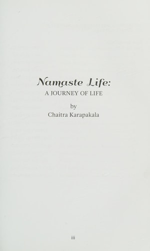 Namaste Life A Journey of Life