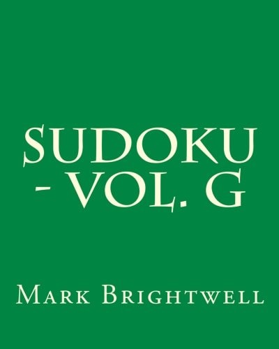 Sudoku - Vol. G 80 Easy to Read, Large Print Sudoku Puzzles
