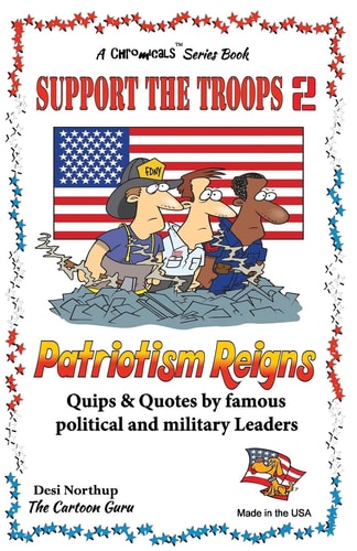 Support the Troops 2 Patriotism Reigns in Black + White