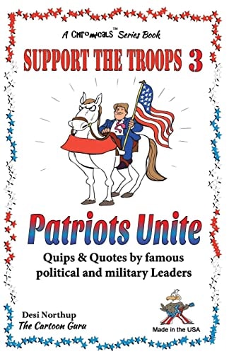 Support the Troops 3 Patriot's Unite in Black + White