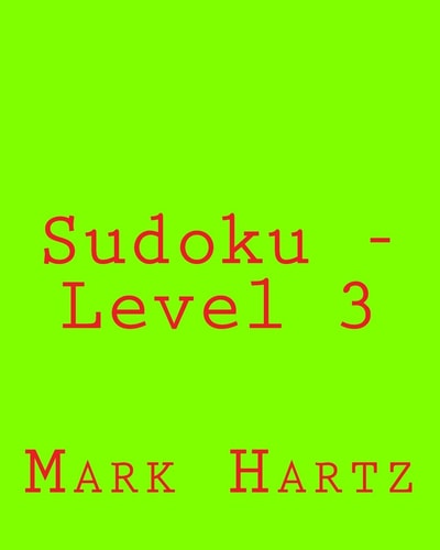 Sudoku - Level 3 Fun, Large Grid Sudoku Puzzles