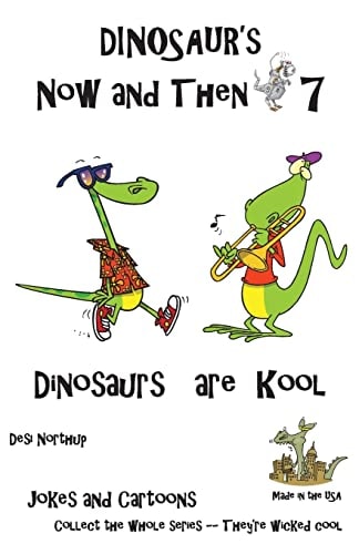 Dinosaur's Now and Then 7 Dinosaur's are Kool in Black + White