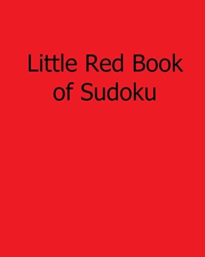 Little Red Book of Sudoku Easy to Read, Large Grid Sudoku Puzzles