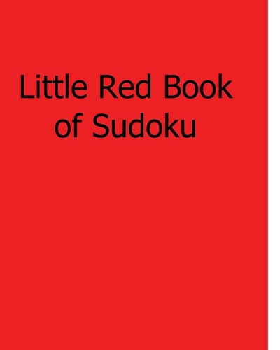 Little Red Book of Sudoku Fun, Large Print Sudoku Puzzles