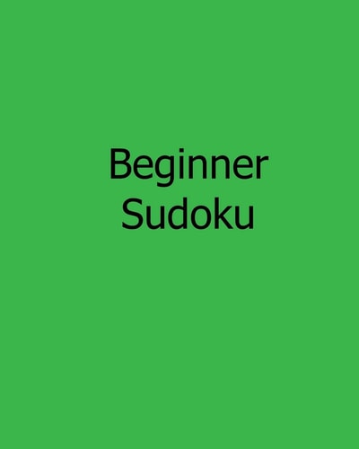 Beginner Sudoku Fun, Large Grid Sudoku Puzzles