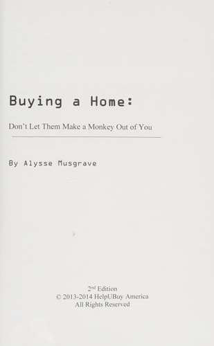 Buying a Home Don't Let Them Make a Monkey Out of You!