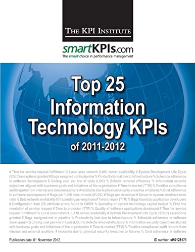 Top 25 Information Technology KPIs Of 2011-2012