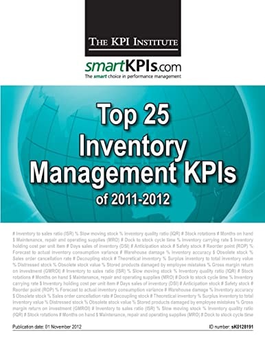 Top 25 Inventory Management KPIs Of 2011-2012