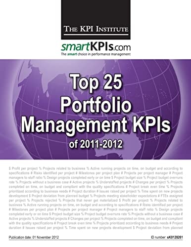 Top 25 Portfolio Management KPIs of 2011-2012