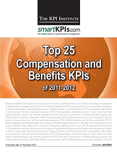 Top 25 Compensation and Benefits KPIs Of 2011-2012