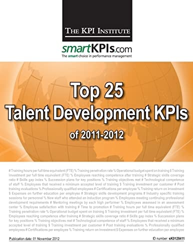 Top 25 Talent Development KPIs Of 2011-2012