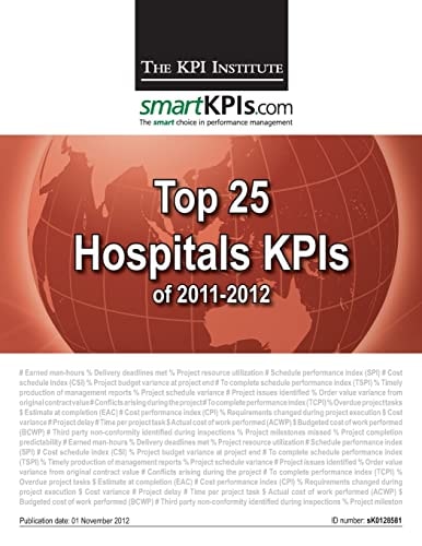 Top 25 Hospitals KPIs Of 2011-2012