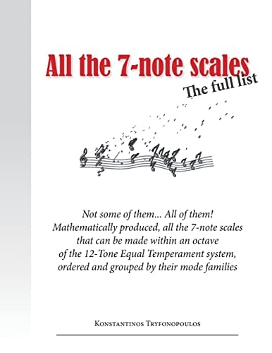 All the 7 Note Scales The Full List