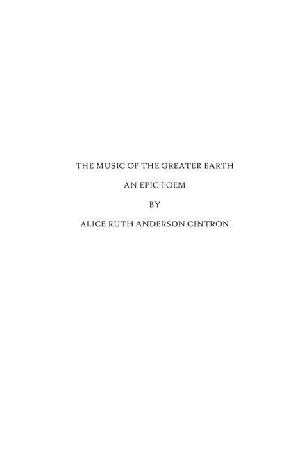 Music of the Greater Earth: A Collection of Poetry