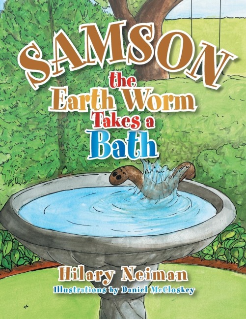 Samson the Earth Worm Takes a Bath
