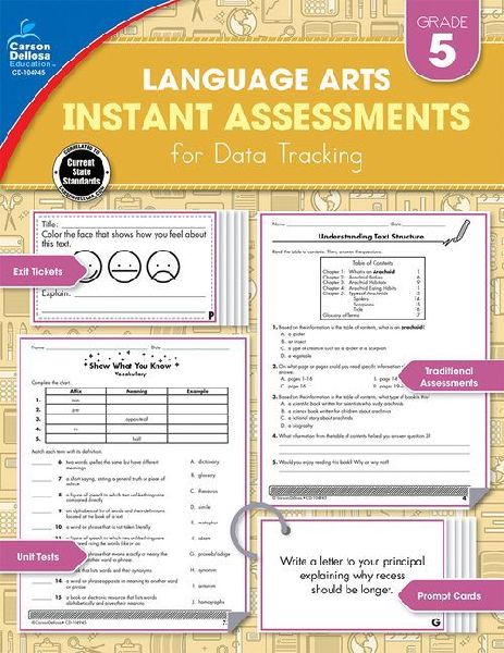 Instant Assessments for Data Tracking, Grade 5: Language Arts