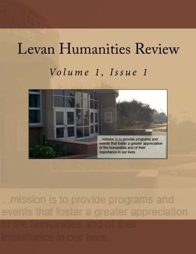 Levan Humanities Review, Volume 1, Issue 1