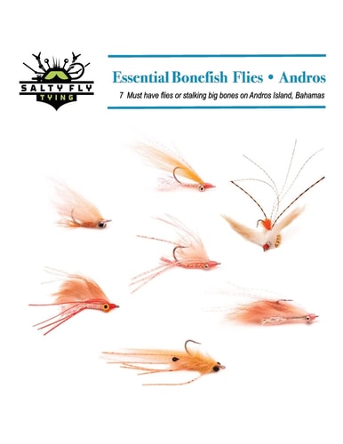 Essential Bonefish Flies - Andros A Guide to Tying the 7 Must Have Flies for Andros Island, Bahamas