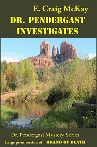 Dr. Pendergast Investigates Large Print Version of Brand of Death